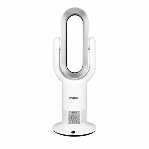 Winter Warm/Summer Cool  Bladeless Electric Fan w/ Timer & Remote Control