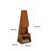 Sella Steel Pinnacle Chiminea/Fire Place & Grill