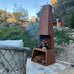Sella Steel Pinnacle Chiminea/Fire Place & Grill