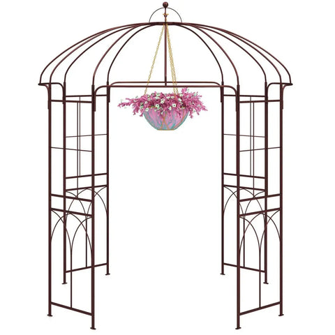 Lolita Garden Arbour Gazebo Arch Pergola Pavilion. Bronze Metal