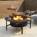 Falda BBQ/Charcoal Smoker, Portable Mesh Firepit & Fireplace