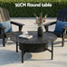 Falda BBQ/Charcoal Smoker, Portable Mesh Firepit & Fireplace