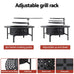Falda BBQ/Charcoal Smoker, Portable Mesh Firepit & Fireplace