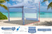 Fiesta Beach Cabana Shelter UV50 with Side Wall