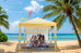 Fiesta Beach Cabana Shelter UV50 with Side Wall