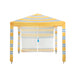 Fiesta Beach Cabana Shelter UV50 with Side Wall