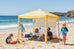 Fiesta Beach Cabana Shelter UV50 with Side Wall