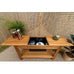 Sonoma Wooden Outdoor Bar Table with Storage