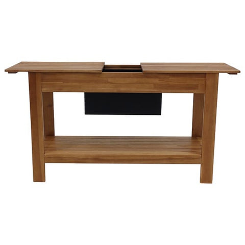 Sonoma Wooden Outdoor Bar Table with Storage