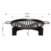 Freya Firepit Cast Iron Grill 50cm