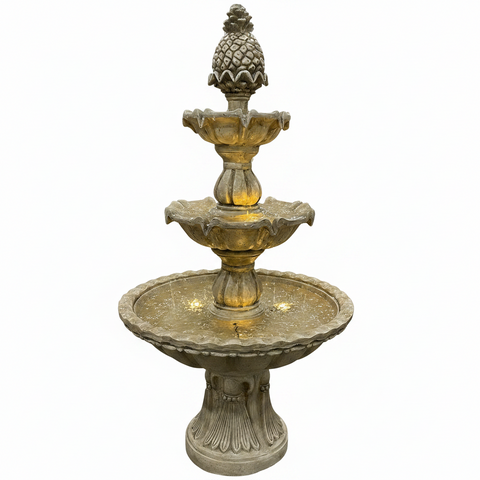 Romana Stone Effect 5-Tier Electric Powered Fountain