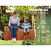 Revere Outdoor Storage Bench Box 129cm. Natural Finish