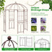 Lolita Garden Arbour Gazebo Arch Pergola Pavilion. Bronze Metal