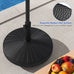 Round & Square Resin Umbrella Bases w/Lockable Wheels