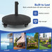 Round & Square Resin Umbrella Bases w/Lockable Wheels