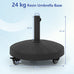 Round & Square Resin Umbrella Bases w/Lockable Wheels