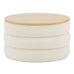 Circa Round Storage Ottoman/Coffee Table