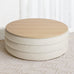 Circa Round Storage Ottoman/Coffee Table