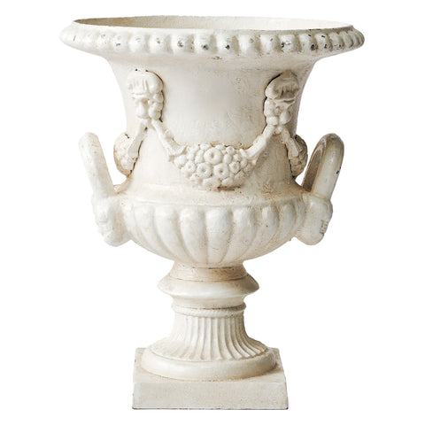 Ferrara Cast Iron Garden Urn.  Colours. HOLD