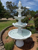 Bolano White Stone Effect 5-Tier Electric Powered Fountain
