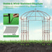 Lolita Garden Arbour Gazebo Arch Pergola Pavilion. Bronze Metal