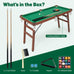 Portable Billiards Table with Foldable Legs
