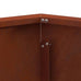 Atticus Firepit Brown Weathering Steel. 100 x 100 x 28cm