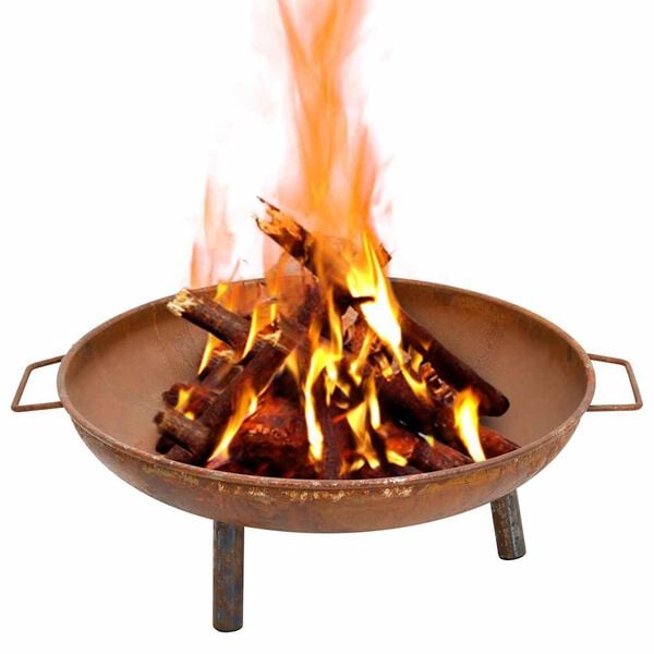 Ayan Steel Firepit. 67.5x58x22.5cm