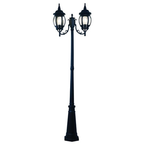 Zenobra Aluminium Twin Head Exterior Lamp Post
