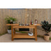 Sonoma Wooden Outdoor Bar Table with Storage