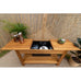 Sonoma Wooden Outdoor Bar Table with Storage