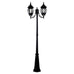 Zenobra Aluminium Twin Head Exterior Lamp Post
