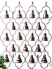 Bienvenue Metal Garden Sculpture/Mobile/Chime w/18 bells