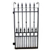 Esme French-Style Pedestrian Gate - BLACK 154cm X 85cm