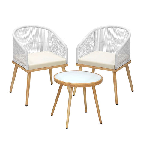 Bibiana 3pc Dining Table Bistro Set