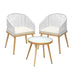 Bibiana 3pc Dining Table Bistro Set