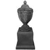 Adriano Urn w/Optional Pedestal - Black or Sandstone