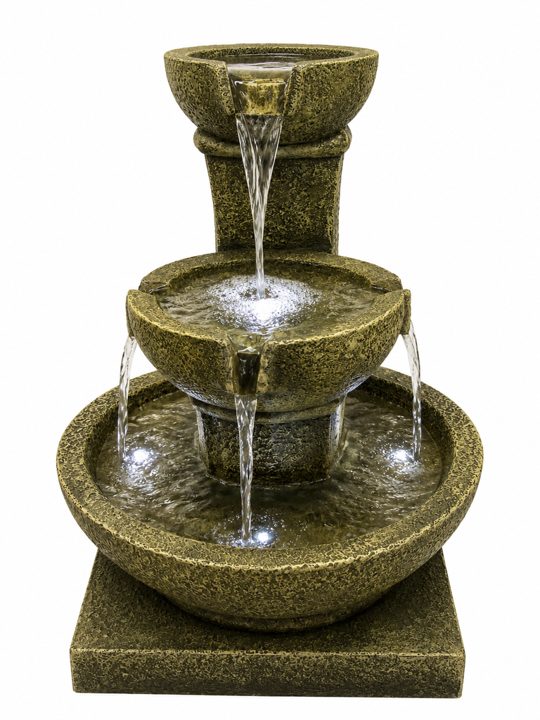 Cosima 3-Tier Rustic Water Feature