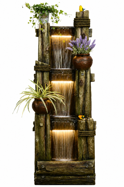 Giant Kallista Natural Waterfall Fountain