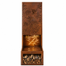 Gaetano Steel Chiminea Fire Pit w/Built in Log Rack