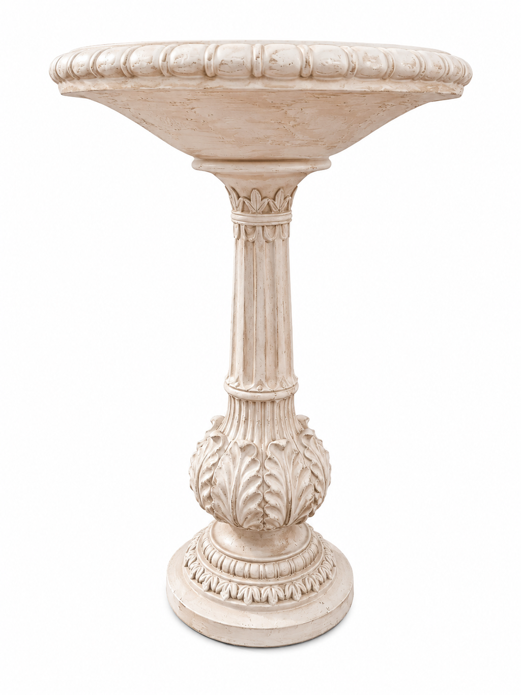 Nyx Stylish White Birdbath Garden Decoration