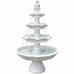 Bolano White Stone Effect 5-Tier Electric Powered Fountain