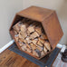 Neve Corten Steel Log Holder