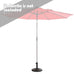 Este 12 KG Round Resin Patio Umbrella Base w/Adjustable Knob
