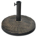 Este 12 KG Round Resin Patio Umbrella Base w/Adjustable Knob