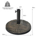 Este 12 KG Round Resin Patio Umbrella Base w/Adjustable Knob