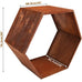 Neve Corten Steel Log Holder