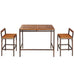Savannah 3 Pieces Outdoor Bar Table Set \