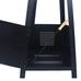 Zander Steel Black Chiminea/Firepit.35x35x9 35x35x99 cm