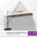 Safa Double Top Deluxe Wood Pattern Patio Umbrella
